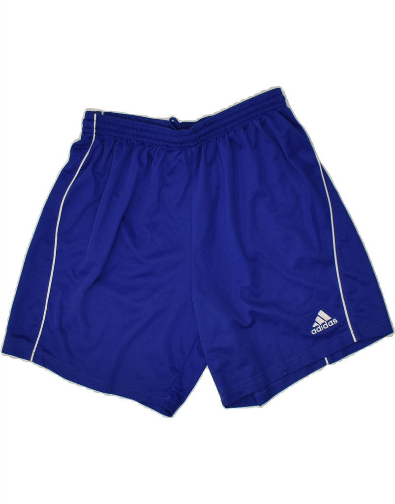 ADIDAS Mens Sport Shorts XS Blue Polyester | Vintage Adidas | Thrift | Second-Hand Adidas | Used Clothing | Messina Hembry 