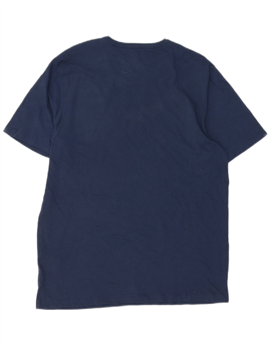 Hugo Boss Mens T-Shirt Top Large Navy Blue Cotton