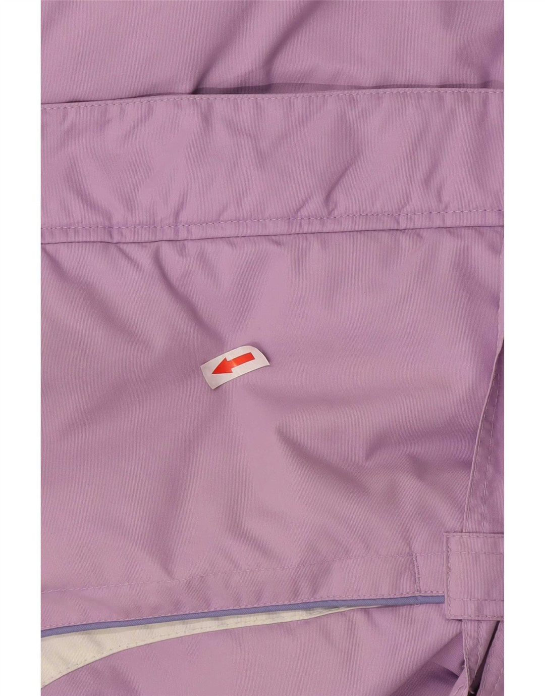 Brugi Womens Hooded Ski Jacket UK 16 Large Purple Colourblock Polyester