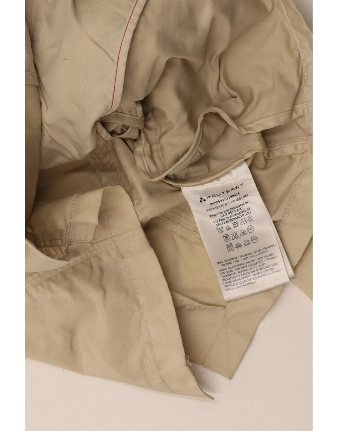 PEUTEREY Girls Utility Jacket 11-12 Years Beige Polyamide