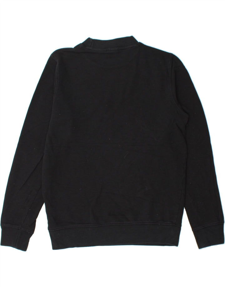 QUIKSILVER Womens Sweatshirt Jumper UK 14 Medium Black Cotton Vintage Quiksilver and Second-Hand Quiksilver from Messina Hembry 