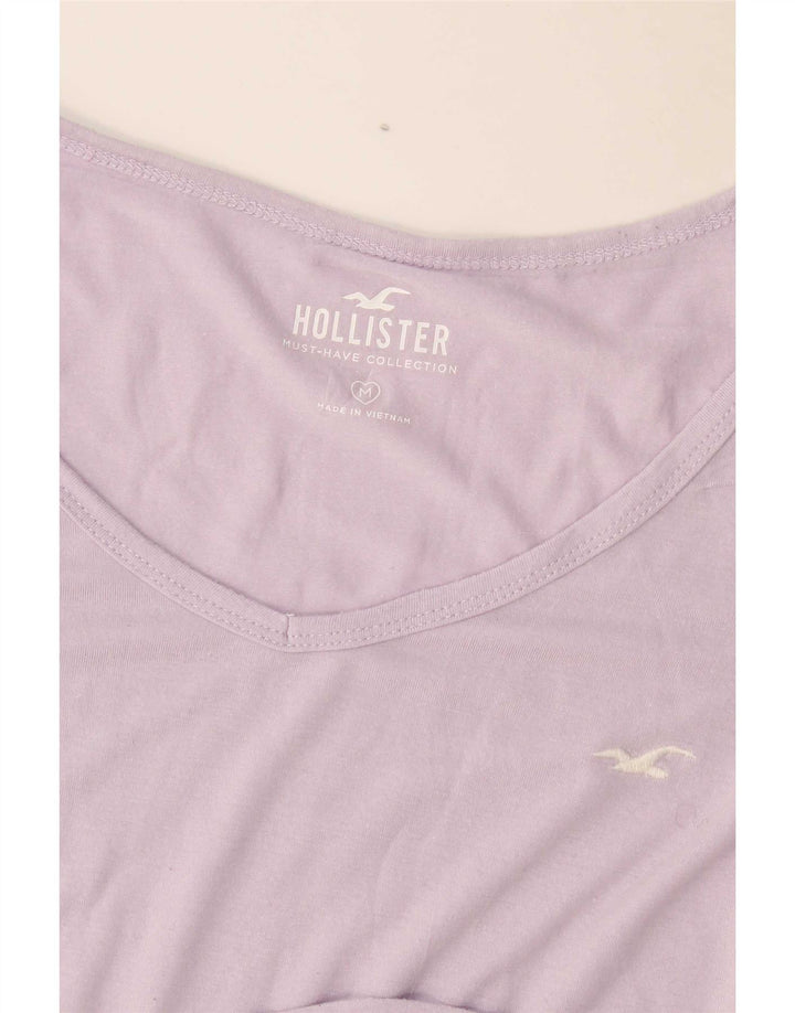 Hollister Womens T-Shirt Top UK 14 Medium Purple