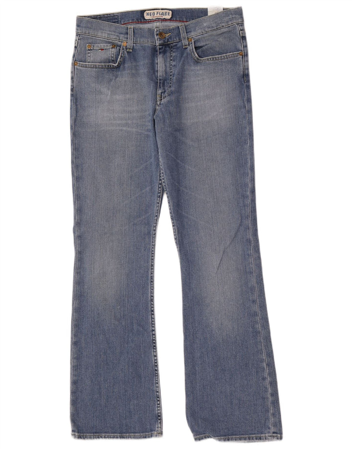 Tommy Hilfiger Womens Flared Jeans W31 L30 Blue Cotton