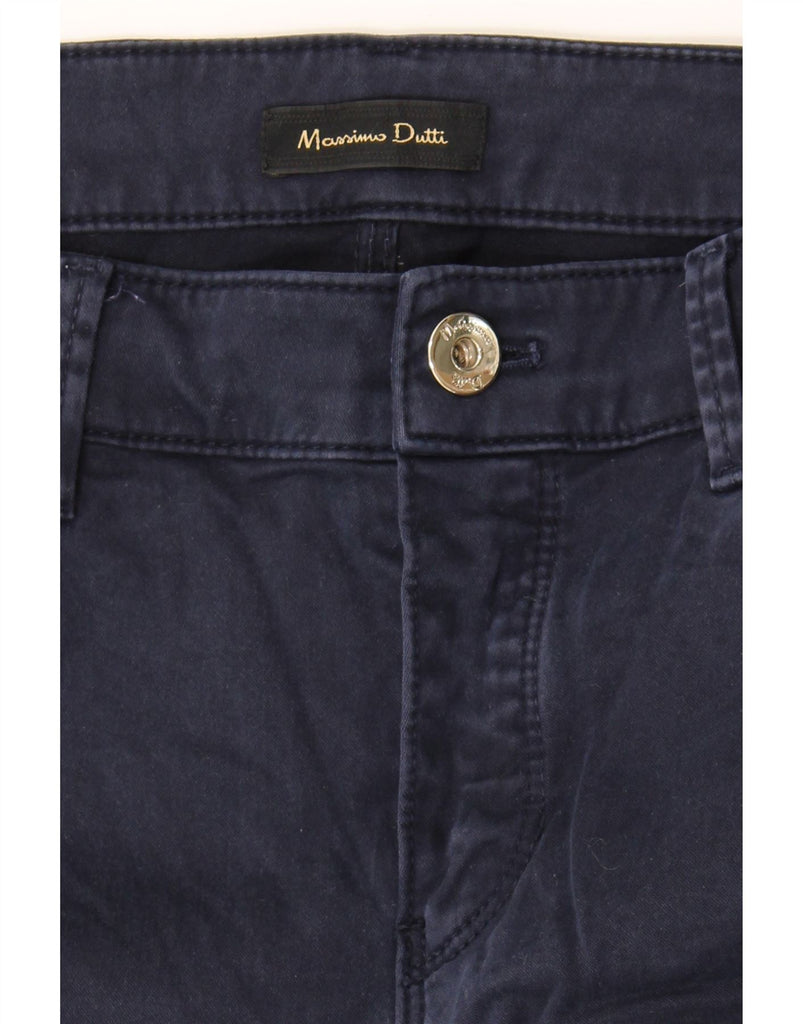 MASSIMO DUTTI Womens Skinny Casual Trousers EU 38 Small W28 L29 Navy Blue Vintage Massimo Dutti and Second-Hand Massimo Dutti from Messina Hembry 