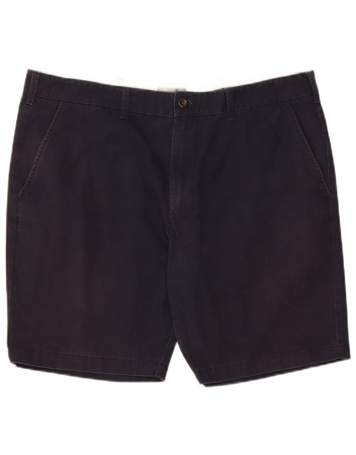 Marks & Spencer Mens Chino Shorts W38 XL Navy Blue Cotton