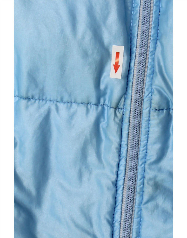 Vintage Mens Padded Jacket UK 38 Medium Blue