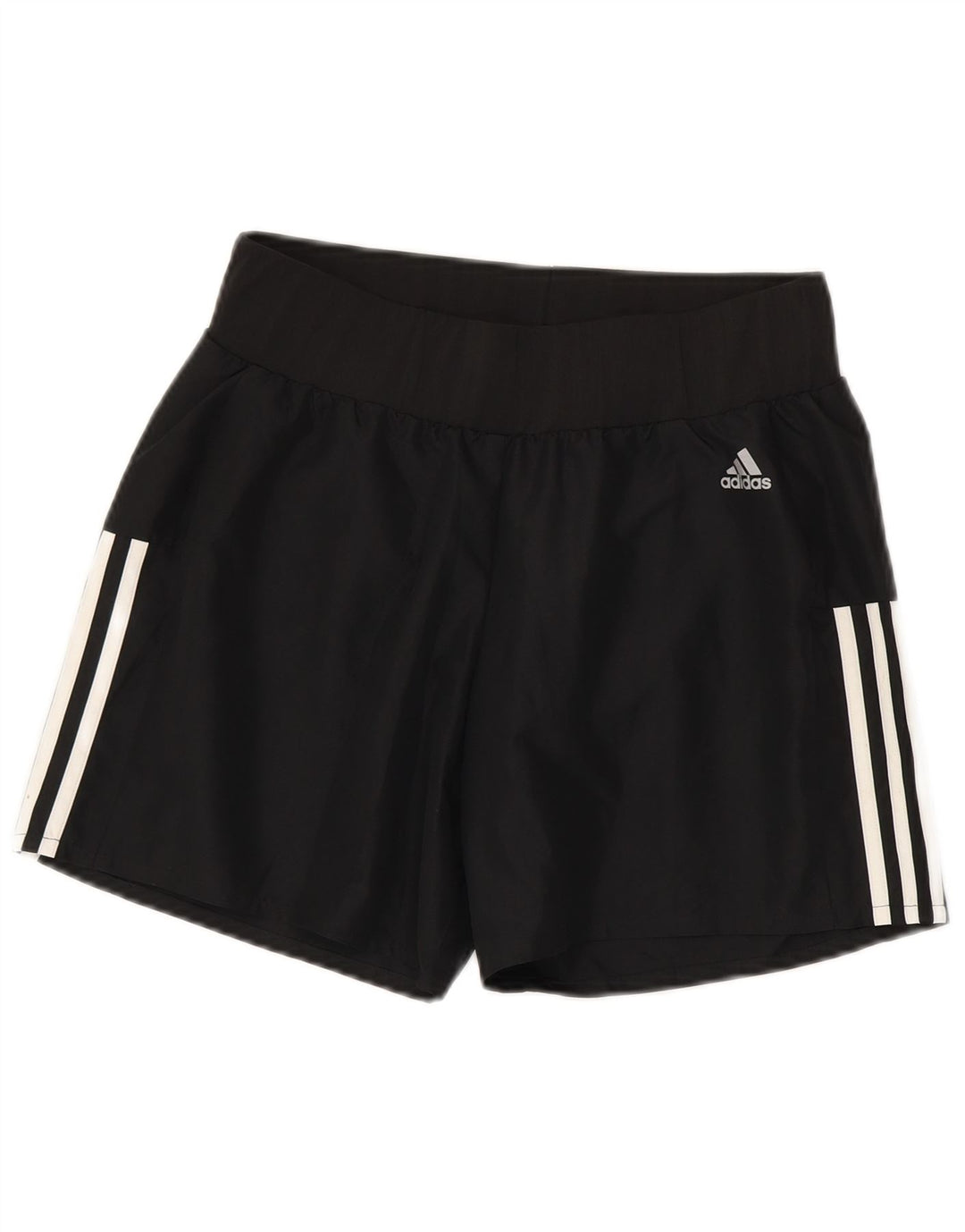 Adidas Womens Sport Shorts UK 10 Small Black Polyester