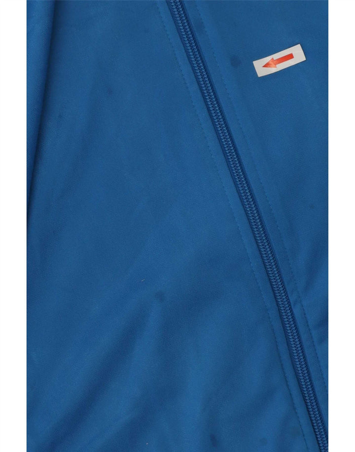 Adidas Boys Clima 365 Tracksuit Top Jacket 15-16 Years Blue Polyester