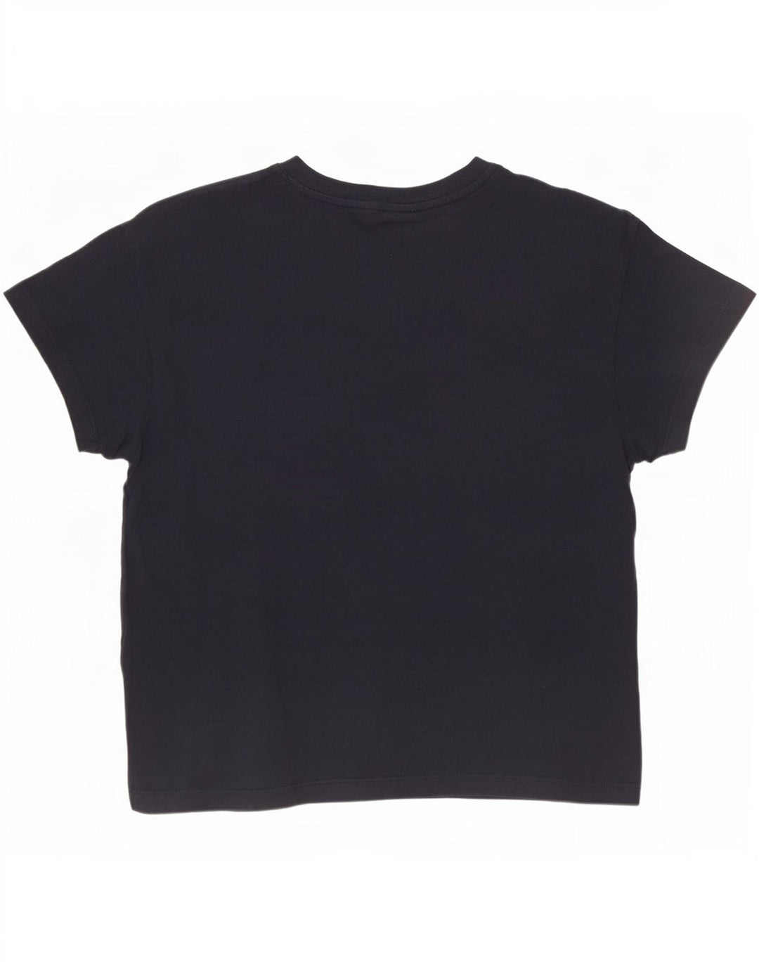 Champion Womens Graphic T-Shirt Top UK 12 Medium Navy Blue