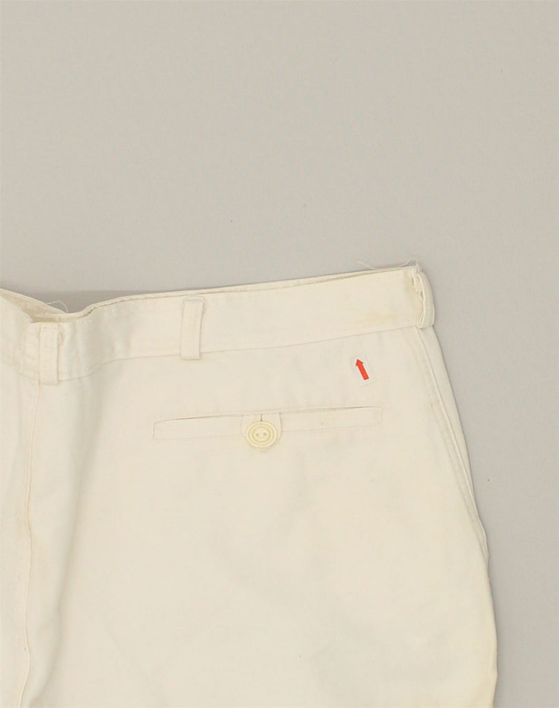 VINTAGE Womens Hot Pants W38 XL White Cotton | Vintage Vintage | Thrift | Second-Hand Vintage | Used Clothing | Messina Hembry 