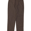 Dockers Womens Straight Casual Trousers W28 L30 Brown Houndstooth