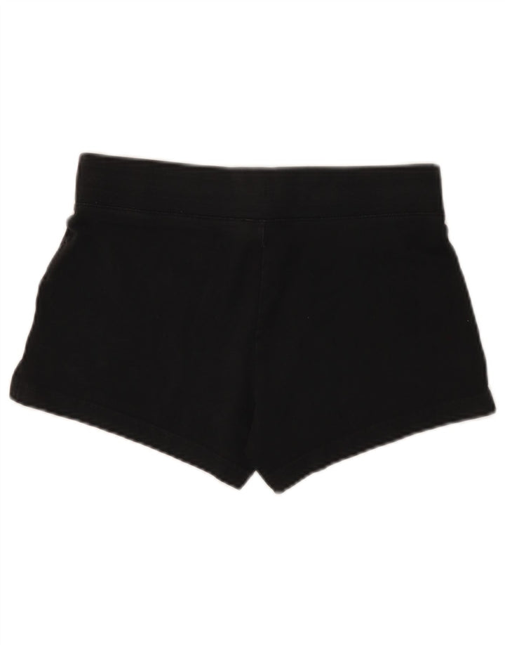 Nike Womens Sport Shorts UK 10 Small Black Cotton