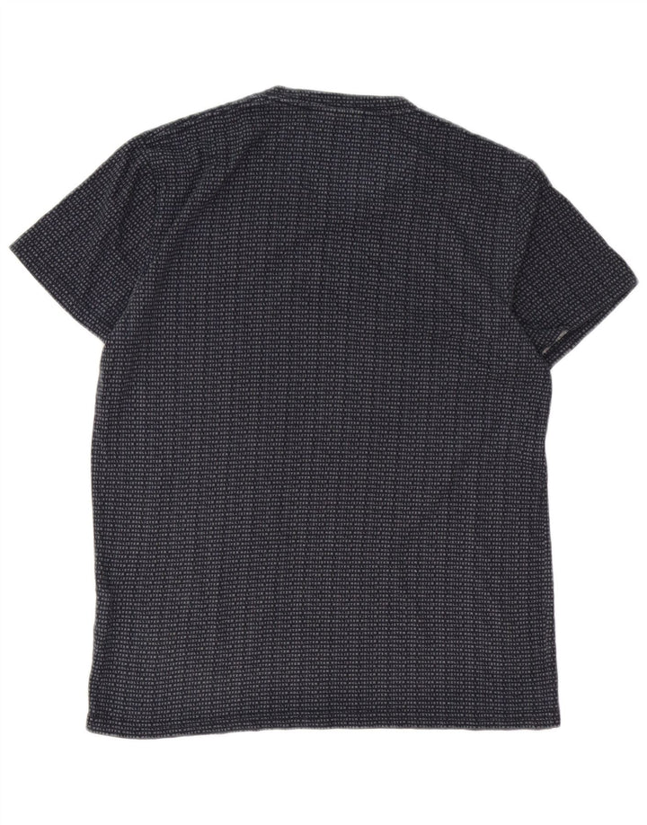 Hollister Mens T-Shirt Top Small Navy Blue Cotton