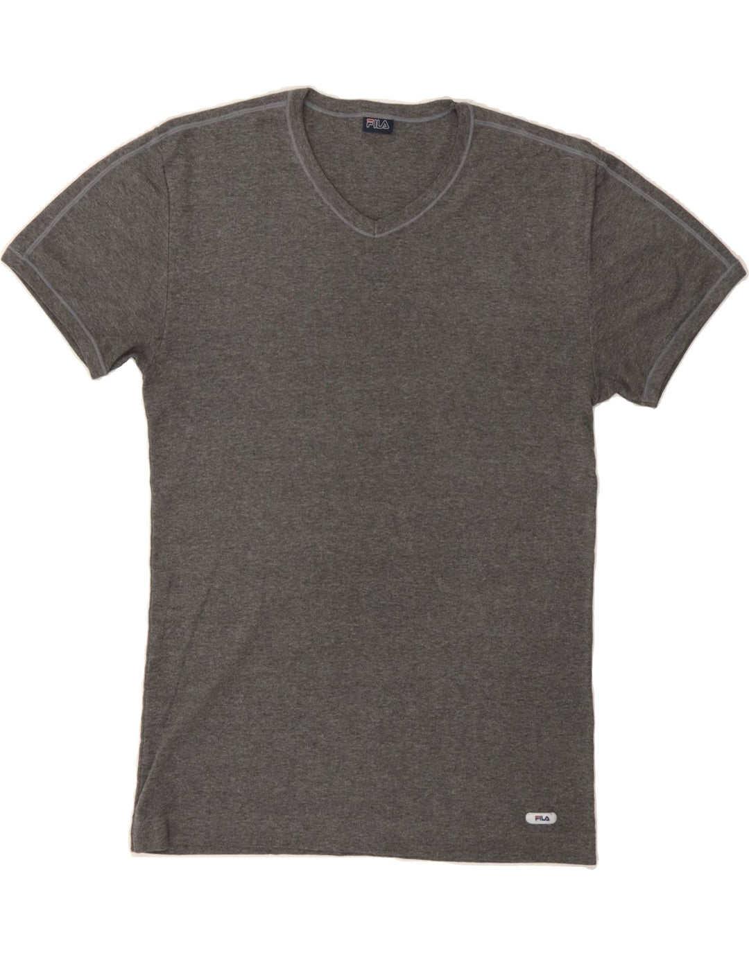 FILA Mens T-Shirt Top Small Grey Vintage Fila and Second-Hand Fila from Messina Hembry 