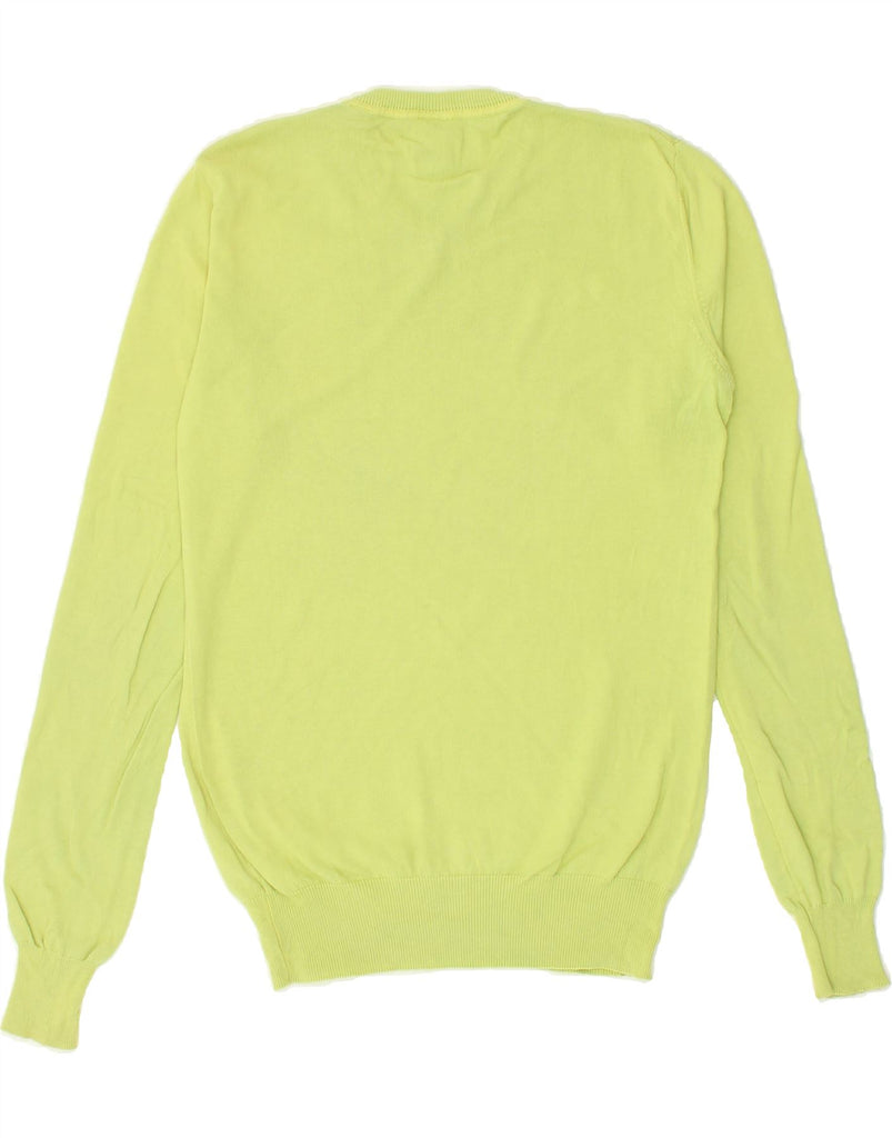 MURPHY & NYE Mens Regular Fit V-Neck Jumper Sweater Small Green Vintage Murphy & Nye and Second-Hand Murphy & Nye from Messina Hembry 