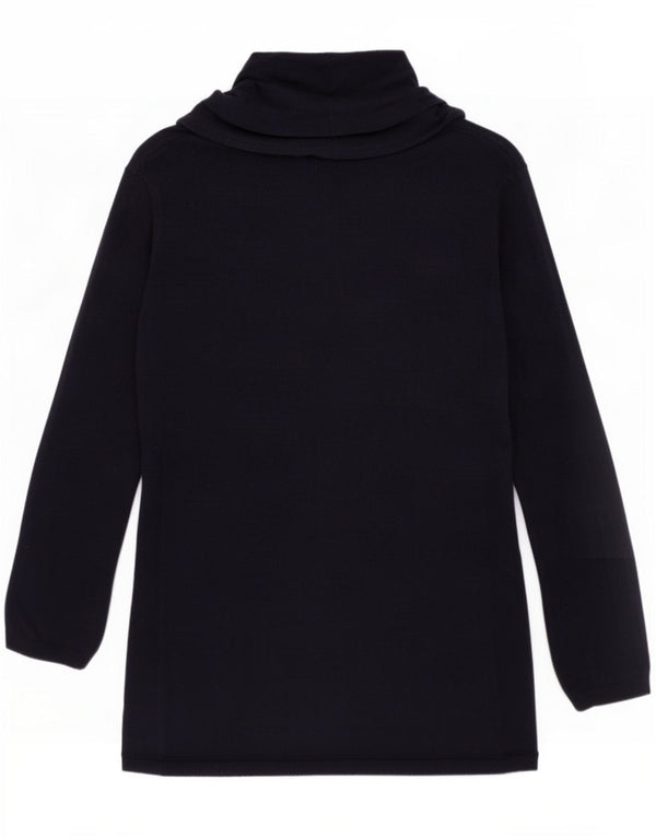 Zara Womens Cardigan Sweater UK 10 Small Navy Blue Viscose