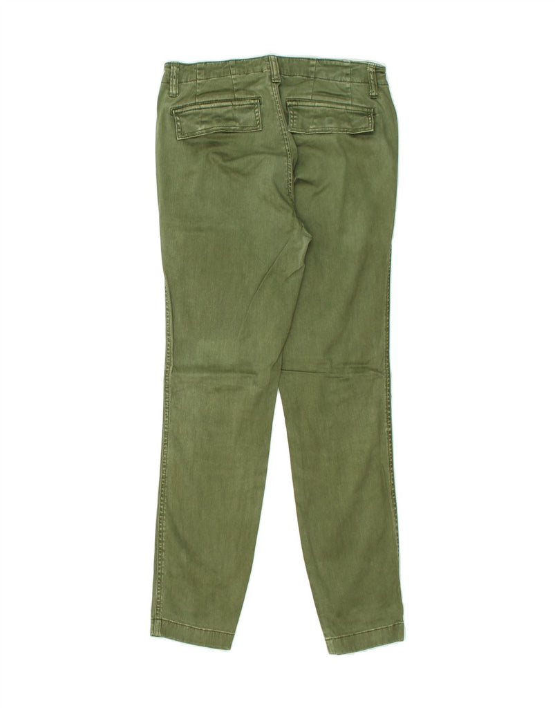 J. CREW Womens Slim Chino Trousers W27 L27 Green Cotton | Vintage J. Crew | Thrift | Second-Hand J. Crew | Used Clothing | Messina Hembry 