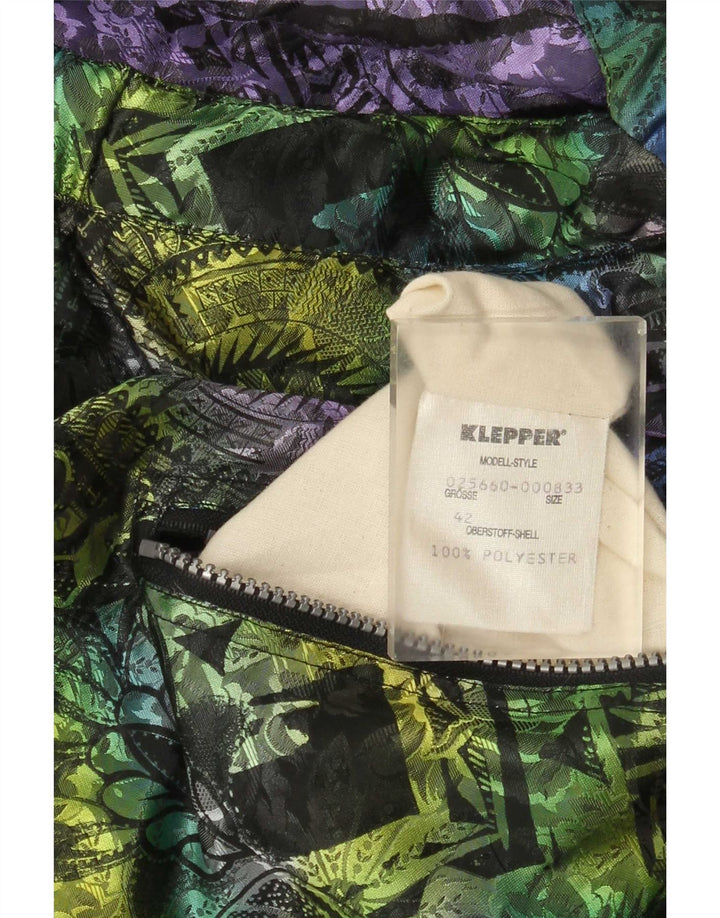 Klepper Womens Reversible Tracksuit Top Jacket EU 42 Large Multicoloured