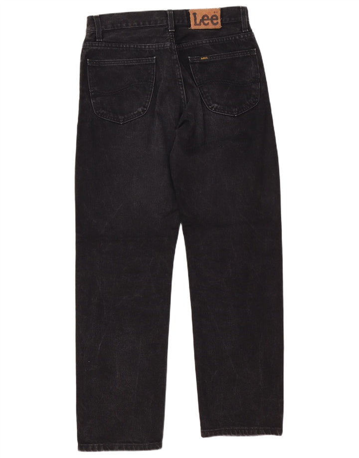 Lee Mens Brooklyn Straight Jeans W32 L32 Black Cotton