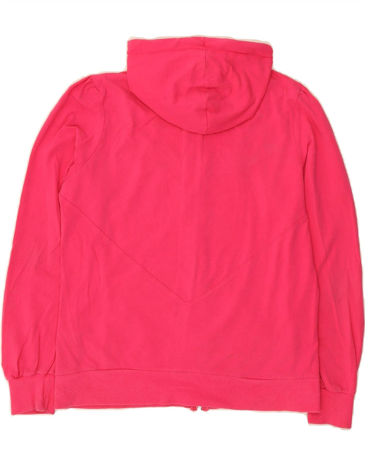NIKE Womens Zip Hoodie Sweater UK 20/22 XL Pink Cotton Vintage Nike and Second-Hand Nike from Messina Hembry 
