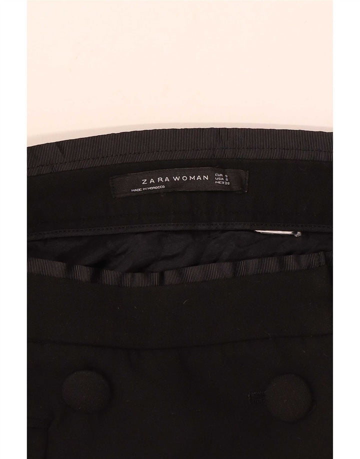 Zara Womens Wrap Mini Skirt Small W26 Black