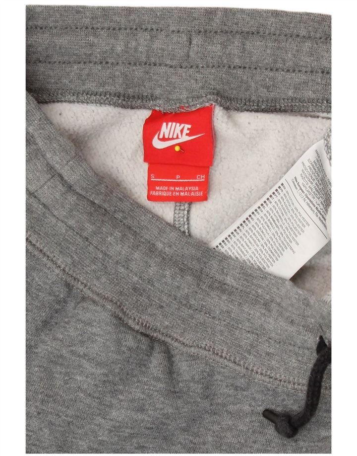 Nike Mens Tracksuit Trousers Joggers Small Grey Cotton