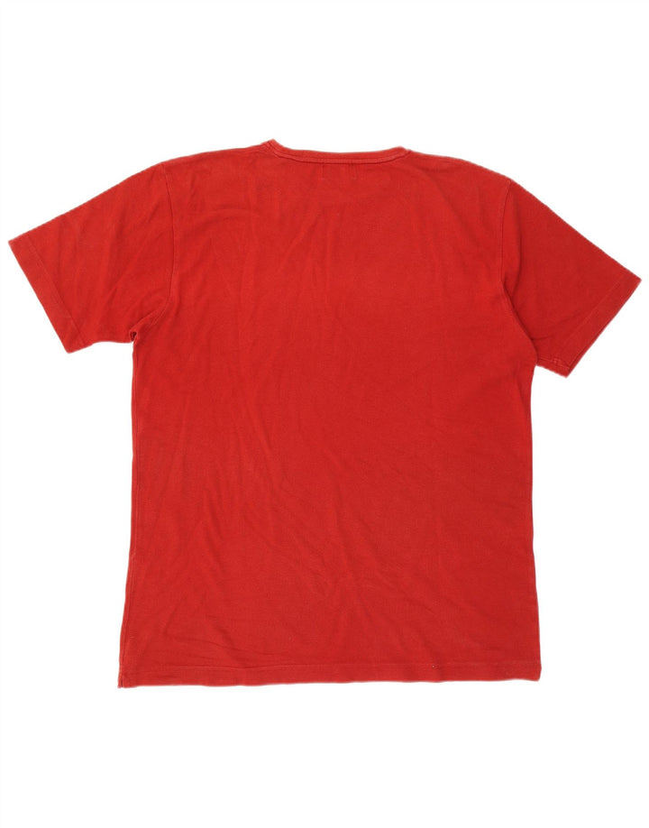 Kappa Mens T-Shirt Top XL Red Cotton