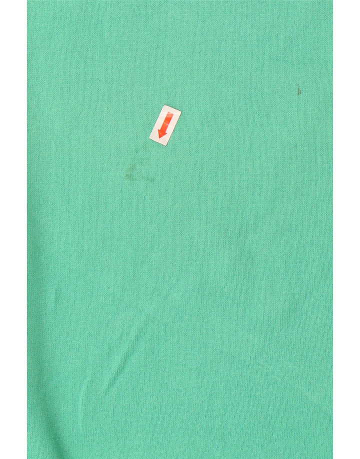 TOMMY HILFIGER Mens V-Neck Jumper Sweater 2XL Green Cotton Classic