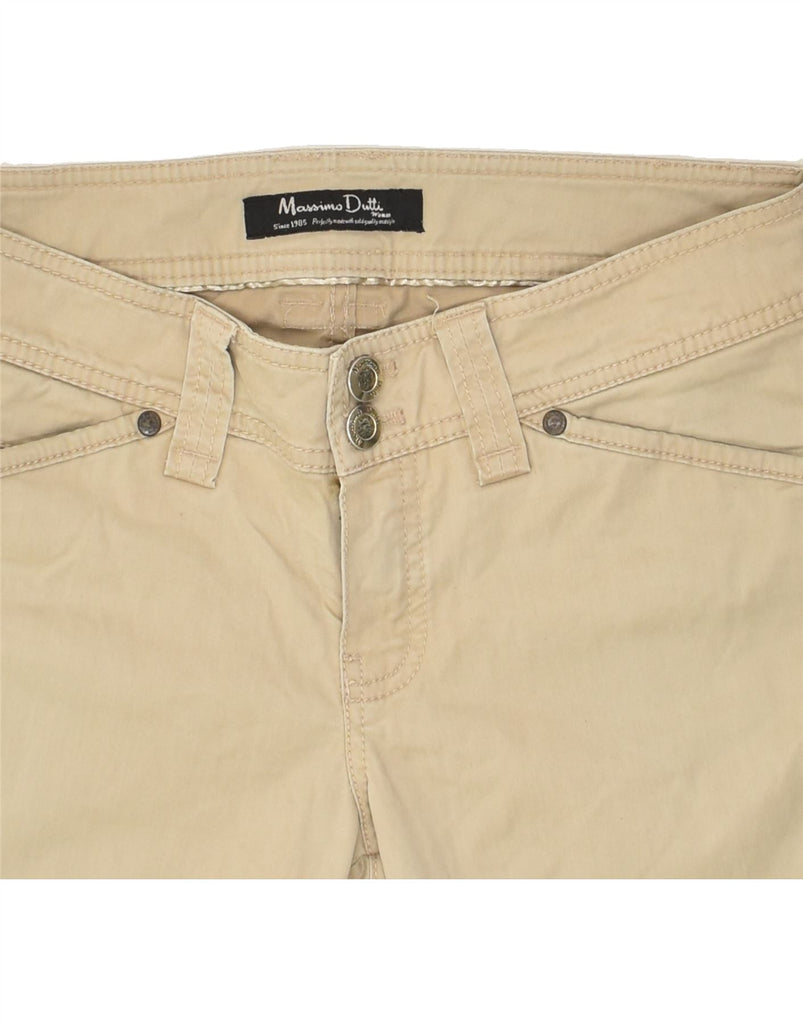 MASSIMO DUTTI Womens Slim Casual Trousers EU 40 Medium W30 L32 Beige | Vintage Massimo Dutti | Thrift | Second-Hand Massimo Dutti | Used Clothing | Messina Hembry 