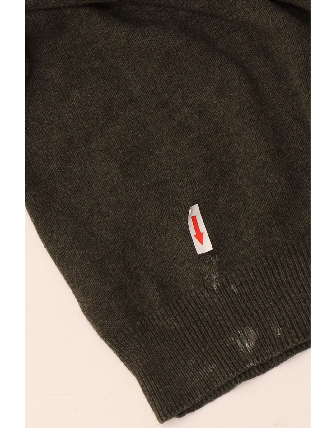 Marks & Spencer Mens Crew Neck Jumper Sweater 2XL Khaki Cotton