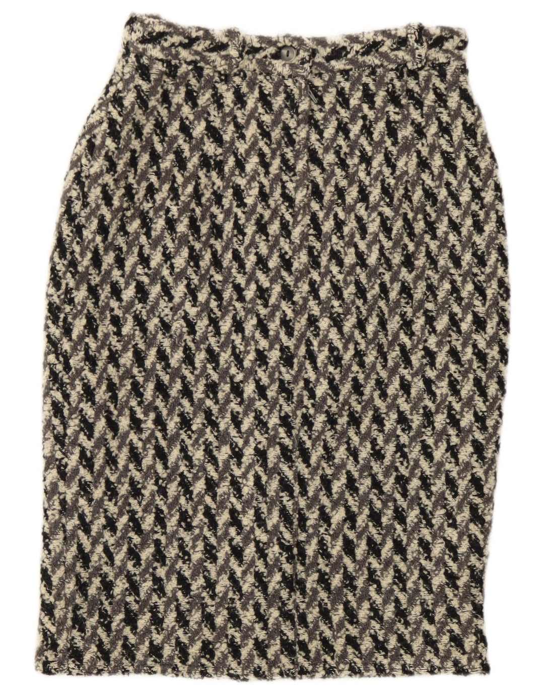 Basile Womens Pencil Skirt IT 42 Medium W28 Multicoloured Geometric Wool