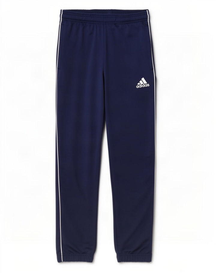 Adidas Mens Tracksuit Trousers Joggers Medium Navy Blue Polyester