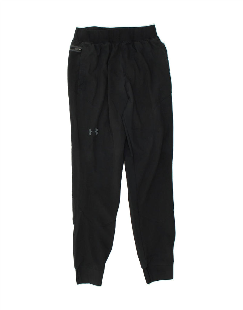 UNDER ARMOUR Mens Tracksuit Trousers Joggers Small Black | Vintage Under Armour | Thrift | Second-Hand Under Armour | Used Clothing | Messina Hembry 