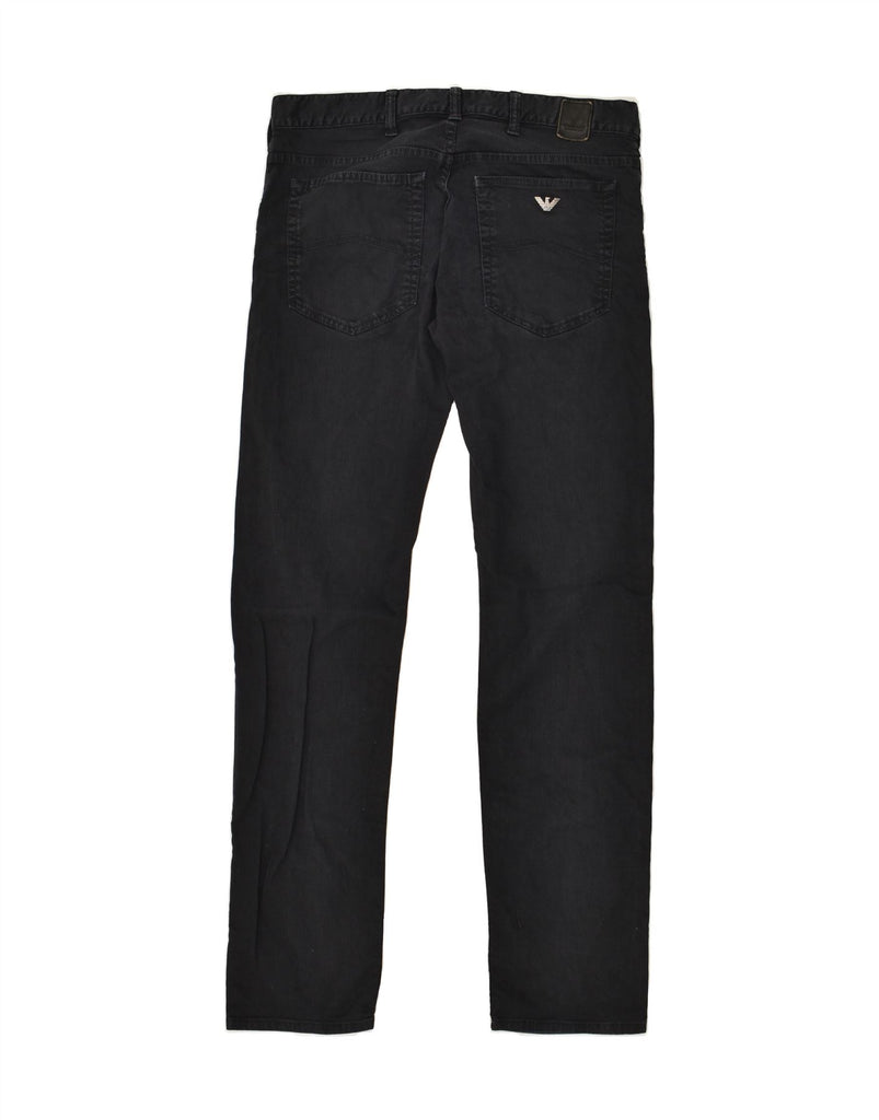 ARMANI Womens Slim Jeans W31 L34 Black Cotton Vintage Armani and Second-Hand Armani from Messina Hembry 