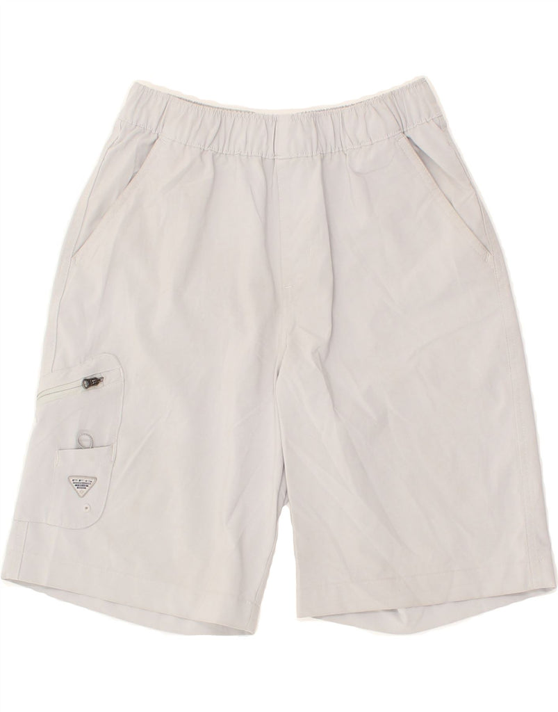 COLUMBIA Boys Sport Shorts 14-15 Years Large  Grey Polyester Vintage Columbia and Second-Hand Columbia from Messina Hembry 