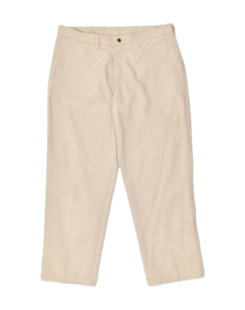 LEE Mens Tapered Chino Trousers W36 L29 Beige Cotton | Vintage Lee | Thrift | Second-Hand Lee | Used Clothing | Messina Hembry 