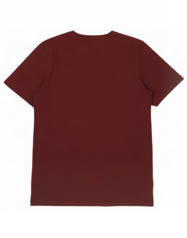 Jack & Jones Mens Core Graphic T-Shirt Top Large Burgundy