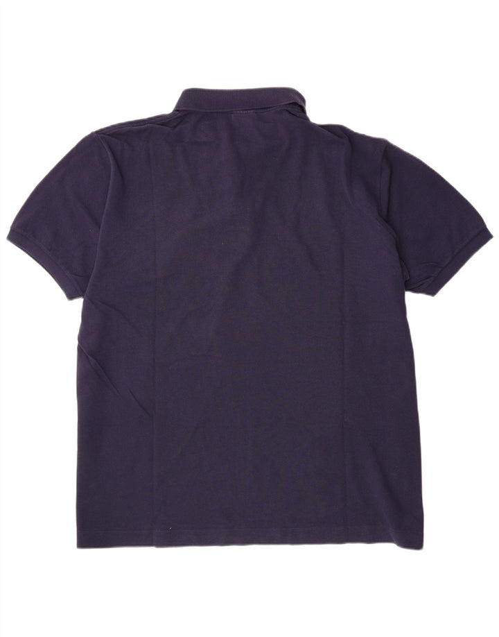 Lacoste Mens Polo Shirt Size 7 2XL Navy Blue Cotton