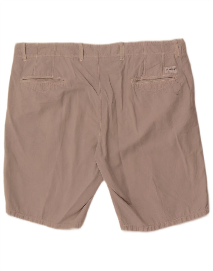 Carrera Mens Chino Shorts IT 56 3XL W38 Grey Cotton