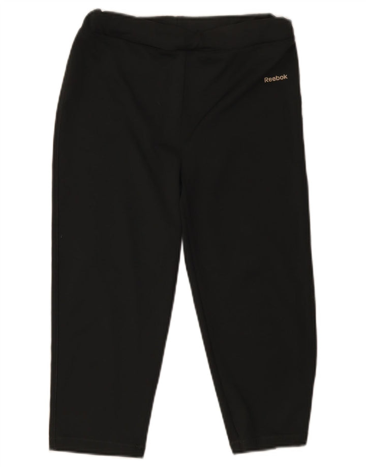 REEBOK Womens Capri Leggings UK 12 Medium  Grey