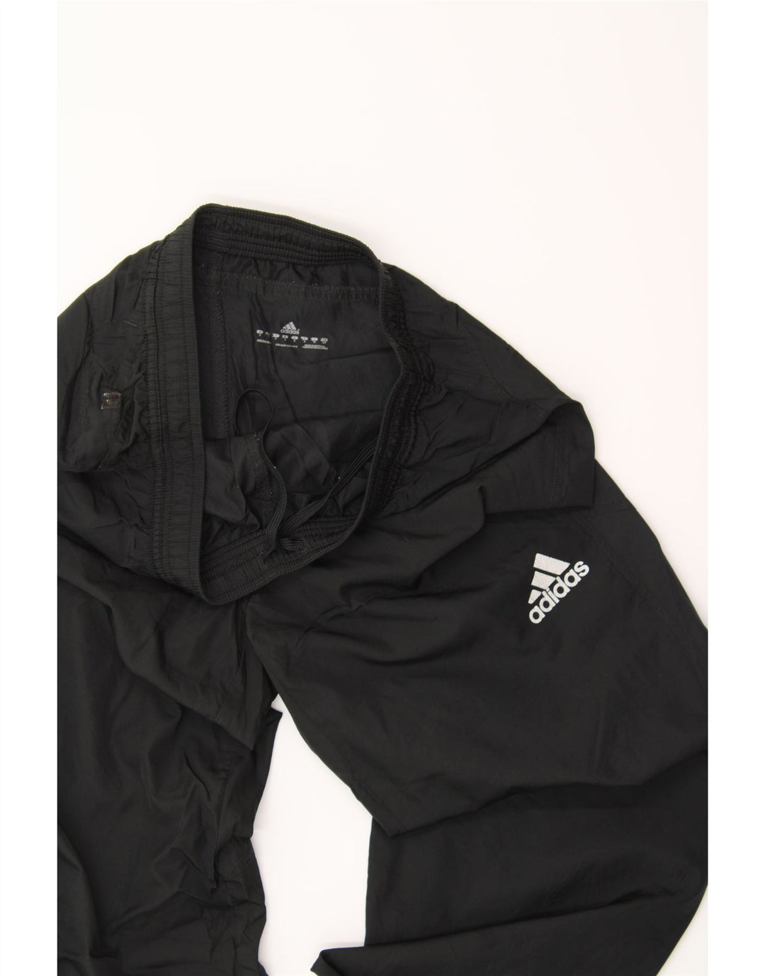 ADIDAS Mens Tracksuit Trousers Small  Black Vintage Adidas and Second-Hand Adidas from Messina Hembry 