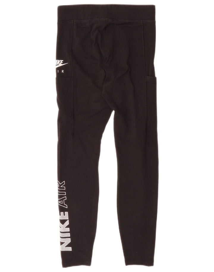 Nike Womens Graphic Leggings UK 12 Medium Black