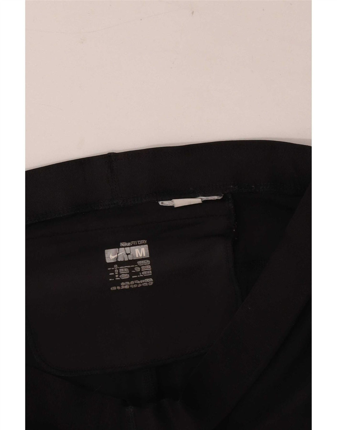 Nike Womens Capri Leggings UK 10-12 Medium Black Polyester