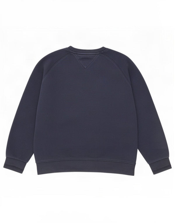 Tommy Hilfiger Womens Graphic Sweatshirt Jumper UK 16 Large Navy Blue