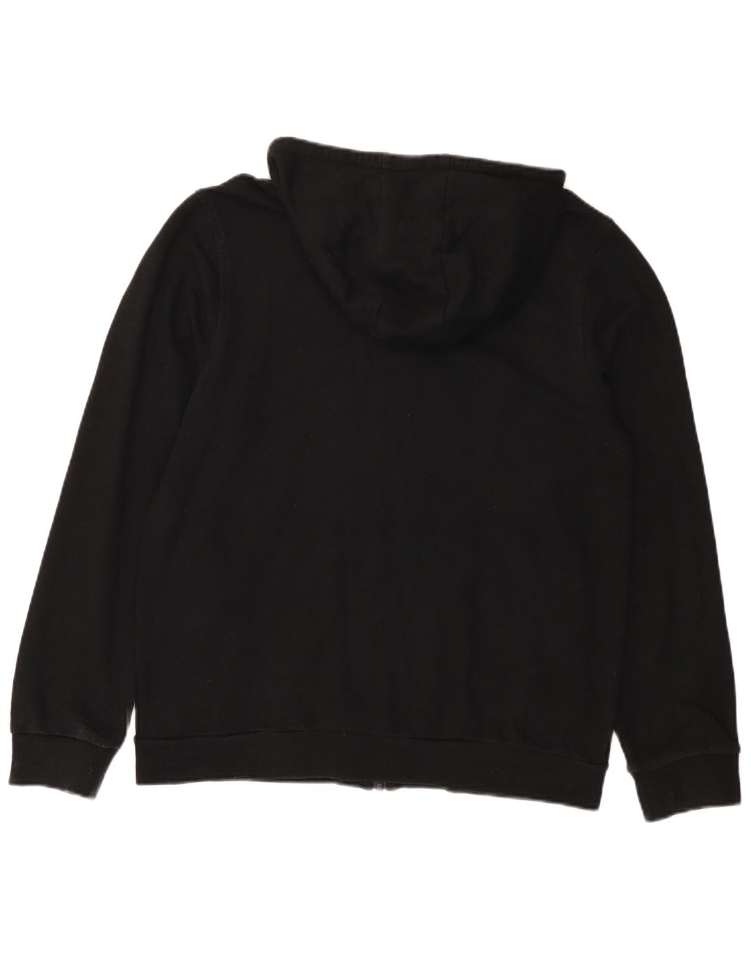 Lacoste Mens Zip Hoodie Sweater Size 5 Large Black Cotton