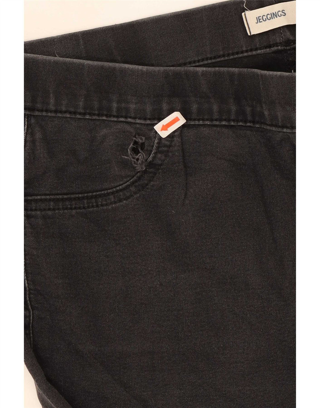 Marks & Spencer Womens Jegging Jeans UK 14 Medium W30 L29 Black Cotton