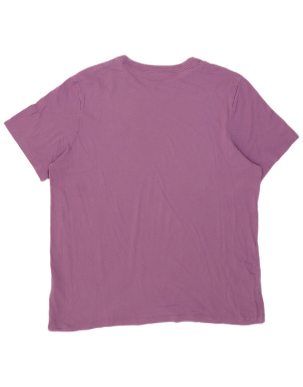 Nike Mens T-Shirt Top XL Purple Cotton