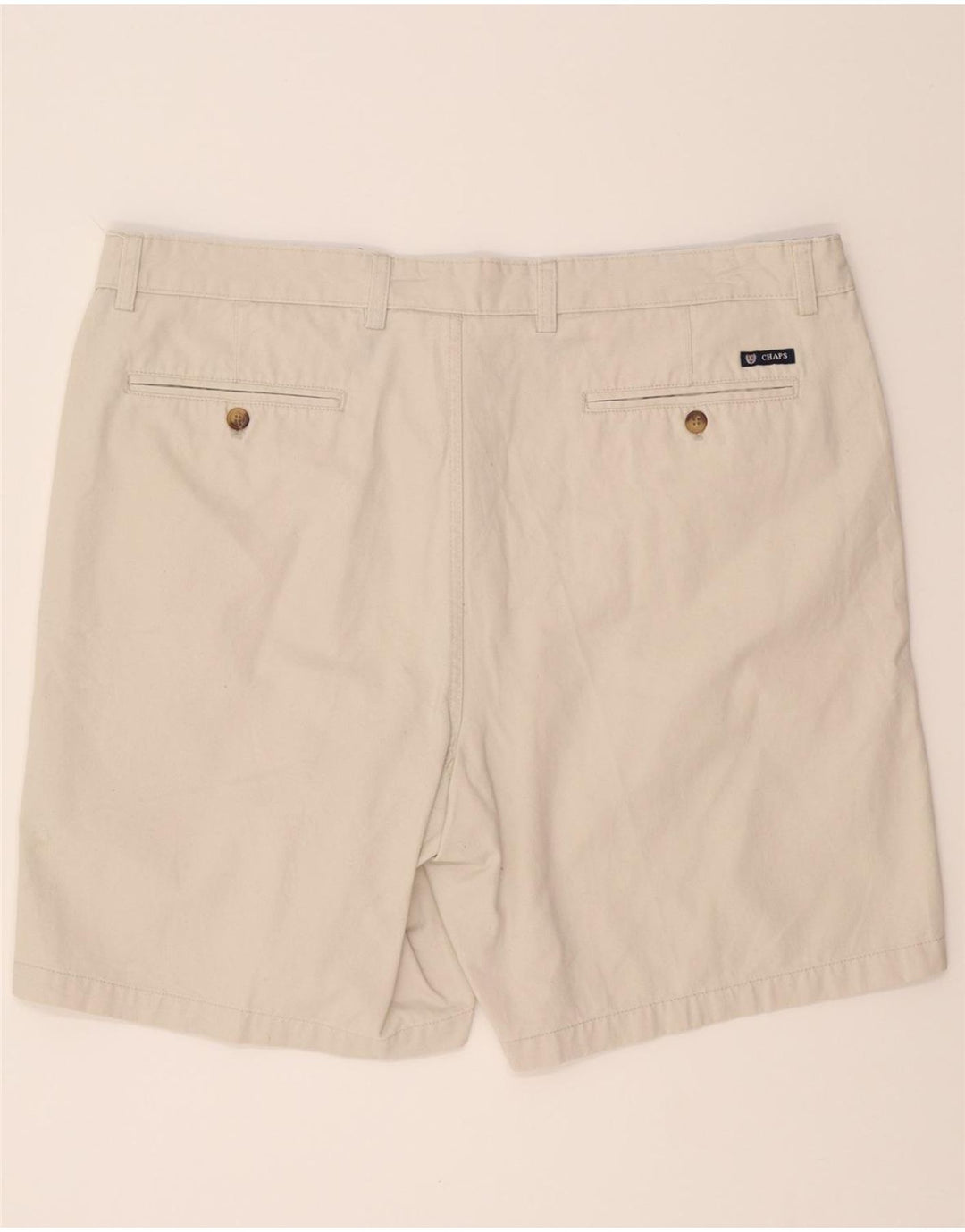 CHAPS Mens Chino Shorts W42 2XL Off White Cotton Vintage Chaps and Second-Hand Chaps from Messina Hembry 