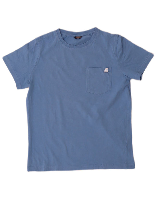 K-Way Womens T-Shirt Top UK 10 Small Blue