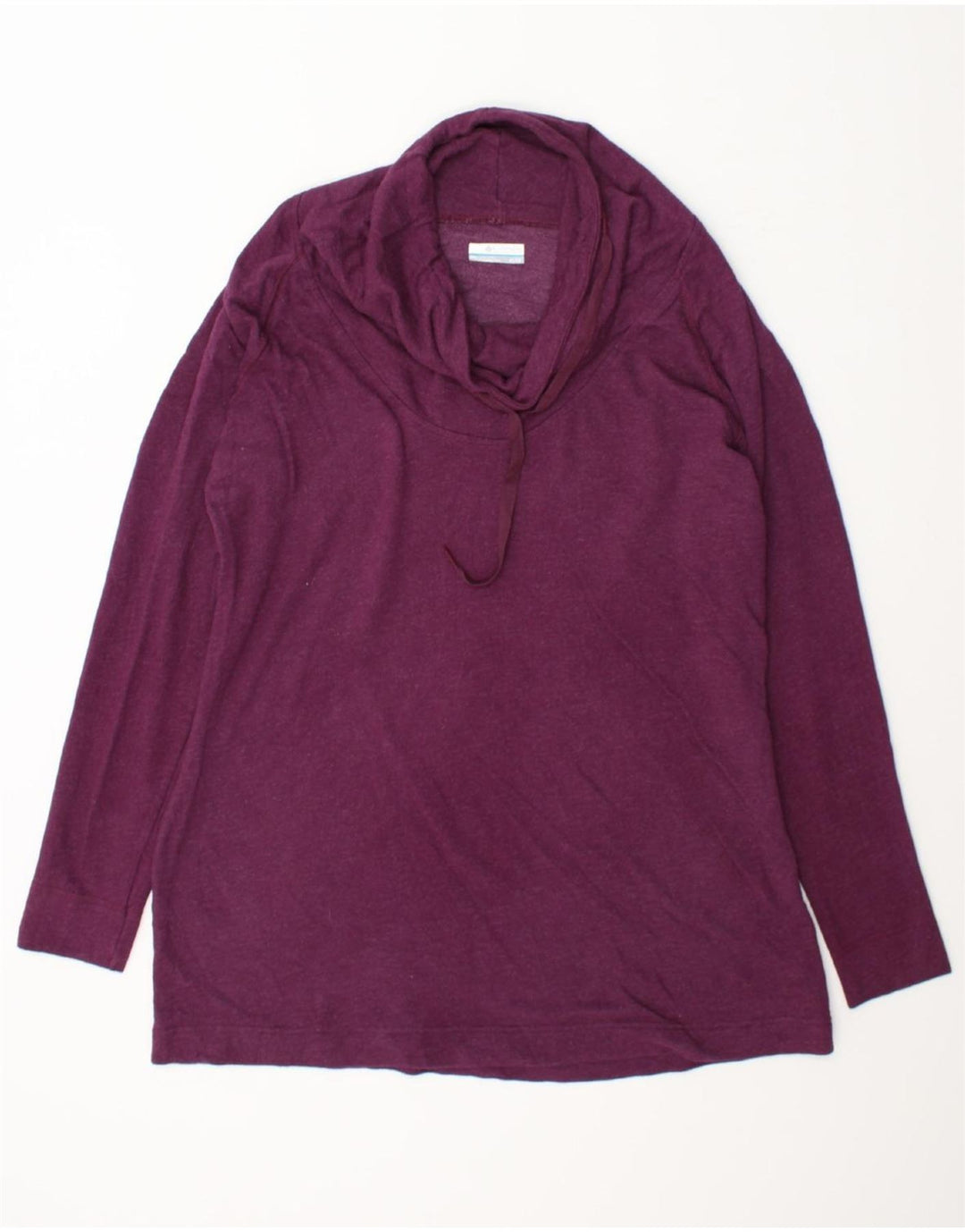 COLUMBIA Womens Longline Top Long Sleeve UK 18 XL Purple Polyester Vintage Columbia and Second-Hand Columbia from Messina Hembry 